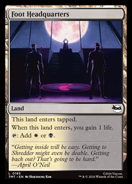 Foot Headquarters - Teenage Mutant Ninja Turtles MTG spoiler
