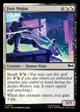 Foot Ninjas - Teenage Mutant Ninja Turtles MTG spoiler