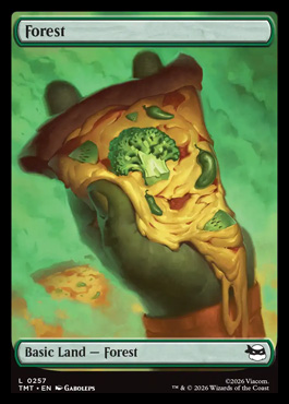 Forest - Teenage Mutant Ninja Turtles MTG spoiler