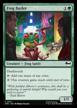 Frog Butler - Teenage Mutant Ninja Turtles MTG spoiler