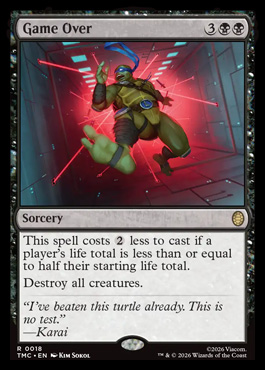 gameover - Teenage Mutant Ninja Turtles MTG spoiler