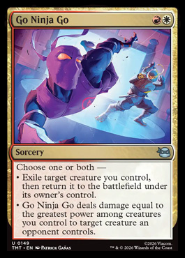 Go Ninja Go - Teenage Mutant Ninja Turtles MTG spoiler