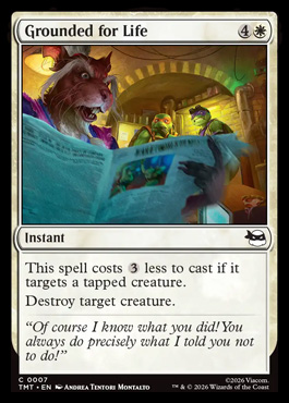 Grounded for Life - Teenage Mutant Ninja Turtles MTG spoiler