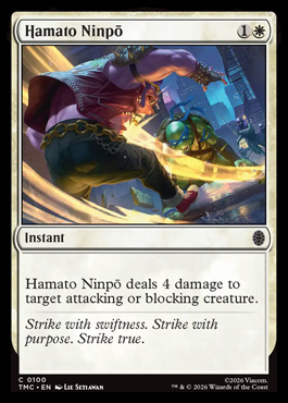 hamatoninpo - Teenage Mutant Ninja Turtles MTG spoiler