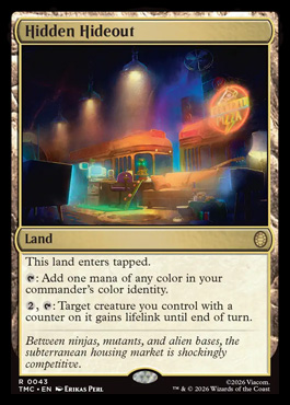 hiddenhideout - Teenage Mutant Ninja Turtles MTG spoiler
