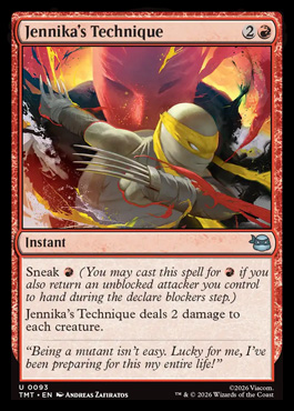 Jennika's Technique - Teenage Mutant Ninja Turtles MTG spoiler