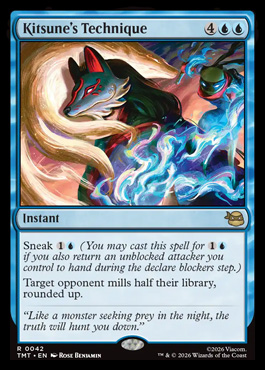 Kitsune's Technique - Teenage Mutant Ninja Turtles MTG spoiler