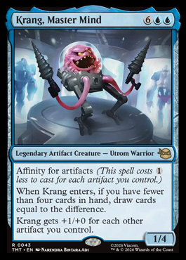 Krang, Master Mind - Teenage Mutant Ninja Turtles MTG spoiler