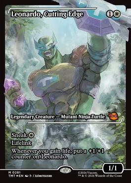 leonardocuttingedgep - Teenage Mutant Ninja Turtles MTG spoiler