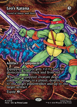 leoskatana - Teenage Mutant Ninja Turtles MTG spoiler