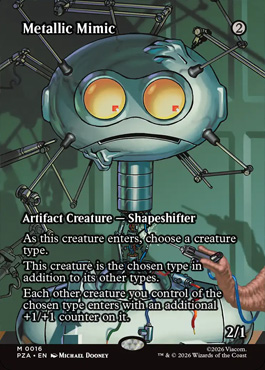 Metallic Mimic - Teenage Mutant Ninja Turtles MTG spoiler