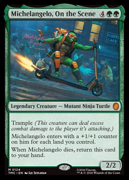michelangeloonthescene - Teenage Mutant Ninja Turtles MTG spoiler