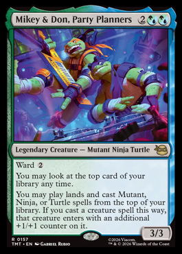 mikeyanddonpartyplanners - Teenage Mutant Ninja Turtles MTG spoiler