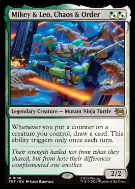 mikeyandleochaosandorder - Teenage Mutant Ninja Turtles MTG spoiler