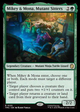 mikeyandmonamutantsitters - Teenage Mutant Ninja Turtles MTG spoiler