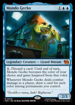 Mondo Gecko - Teenage Mutant Ninja Turtles MTG spoiler