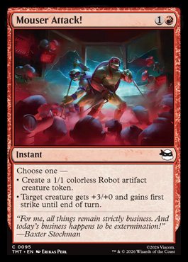 Mouser Attack! - Teenage Mutant Ninja Turtles MTG spoiler