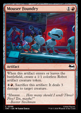 Mouser Foundry - Teenage Mutant Ninja Turtles MTG spoiler