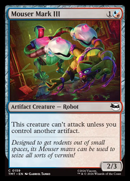 Mouser Mark III - Teenage Mutant Ninja Turtles MTG spoiler