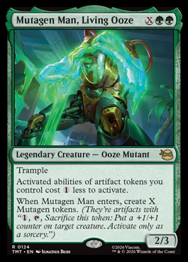 Mutagen Man, Living Ooze - Teenage Mutant Ninja Turtles MTG spoiler