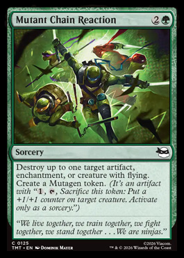 Mutant Chain Reaction - Teenage Mutant Ninja Turtles MTG spoiler