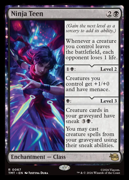 Ninja Teen - Teenage Mutant Ninja Turtles MTG spoiler