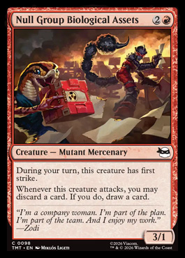 Null Group Biological Assets - Teenage Mutant Ninja Turtles MTG spoiler