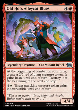 Old Hob, Alleycat Blues - Teenage Mutant Ninja Turtles MTG spoiler