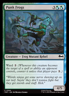 Punk Frogs - Teenage Mutant Ninja Turtles MTG spoiler