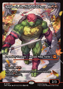 raphaelthenightwatcherp - Teenage Mutant Ninja Turtles MTG spoiler