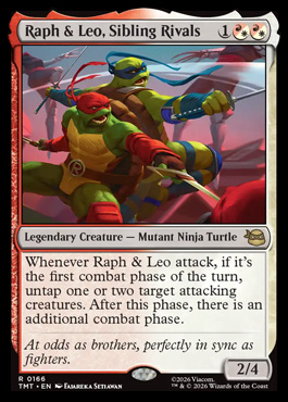 raphandleosiblingrivals - Teenage Mutant Ninja Turtles MTG spoiler