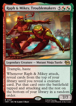 raphandmikeytroublemakers - Teenage Mutant Ninja Turtles MTG spoiler