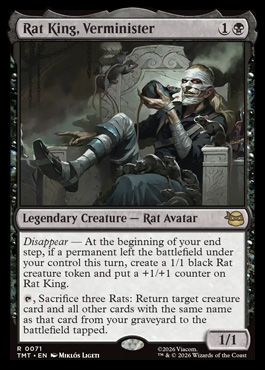 Rat King, Verminister - Teenage Mutant Ninja Turtles MTG spoiler