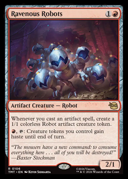 Ravenous Robots - Teenage Mutant Ninja Turtles MTG spoiler