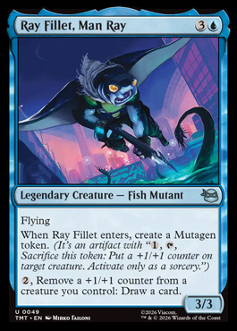 Ray Fillet, Man Ray - Teenage Mutant Ninja Turtles MTG spoiler