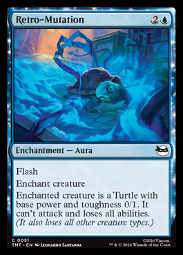 Retro-Mutation - Teenage Mutant Ninja Turtles MTG spoiler