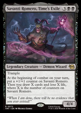 Savanti Romero, Time's Exile - Teenage Mutant Ninja Turtles MTG spoiler
