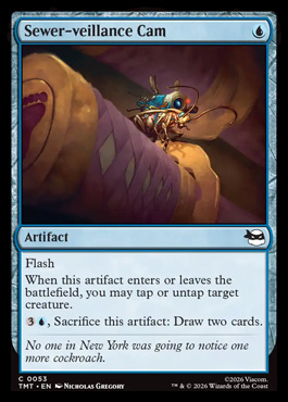 Sewer-veillance Cam - Teenage Mutant Ninja Turtles MTG spoiler
