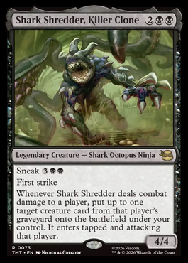 Shark Shredder, Killer Clone - Teenage Mutant Ninja Turtles MTG spoiler