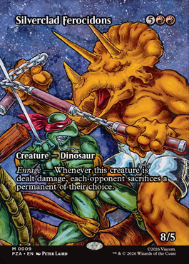 silvercladferocidons - Teenage Mutant Ninja Turtles MTG spoiler