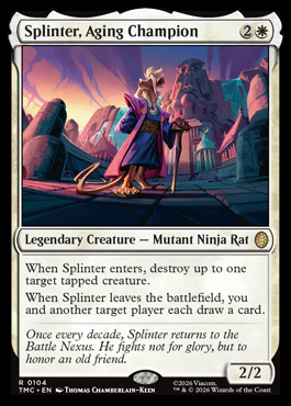 splinteragingchampion - Teenage Mutant Ninja Turtles MTG spoiler