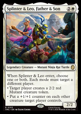splinterandleofatherandson - Teenage Mutant Ninja Turtles MTG spoiler