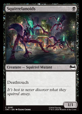 Squirrelanoids - Teenage Mutant Ninja Turtles MTG spoiler