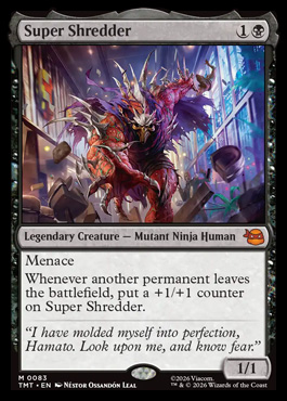 Super Shredder - Teenage Mutant Ninja Turtles MTG spoiler