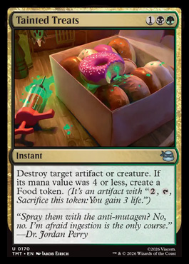 Tainted Treats - Teenage Mutant Ninja Turtles MTG spoiler