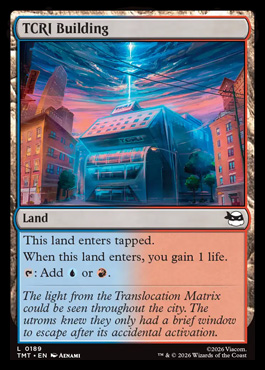 TCRI Building - Teenage Mutant Ninja Turtles MTG spoiler