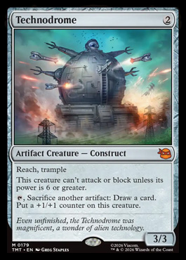 Technodrome - Teenage Mutant Ninja Turtles MTG spoiler