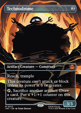 technodromep - Teenage Mutant Ninja Turtles MTG spoiler