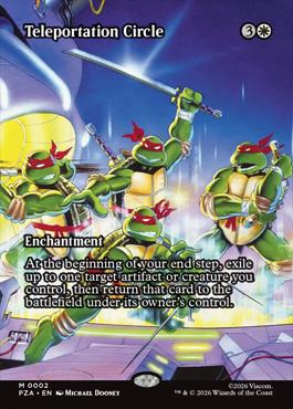 teleportationcircle - Teenage Mutant Ninja Turtles MTG spoiler