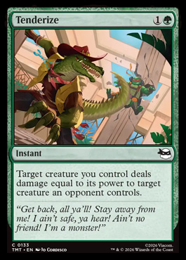 Tenderize - Teenage Mutant Ninja Turtles MTG spoiler